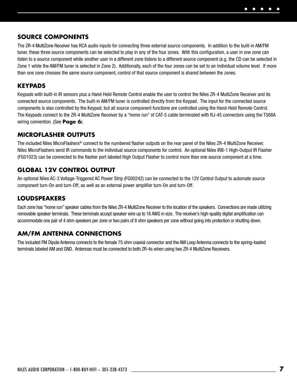 Niles Audio ZR-4 User Manual | Page 9 / 32