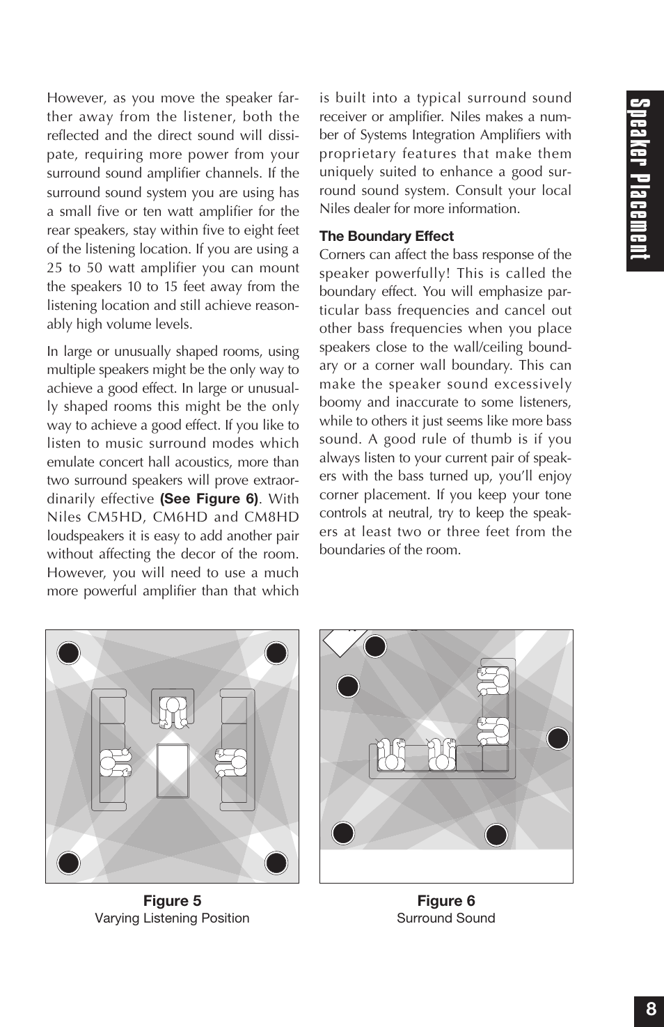 Speak er placemen t | Niles Audio Niles CM5HD User Manual | Page 17 / 24