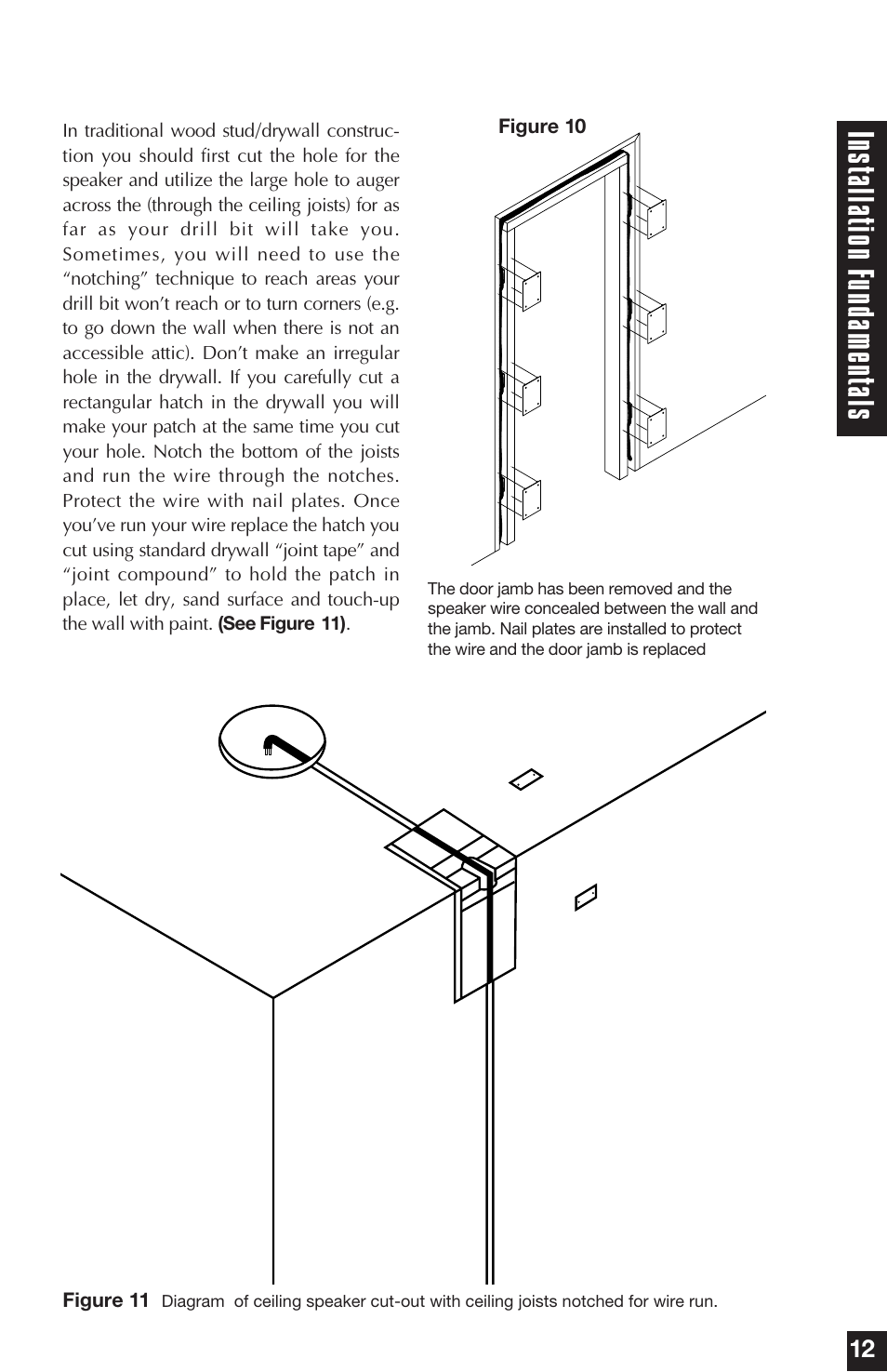 Ins talla tion f undamen tals | Niles Audio DS6.5 User Manual | Page 13 / 24