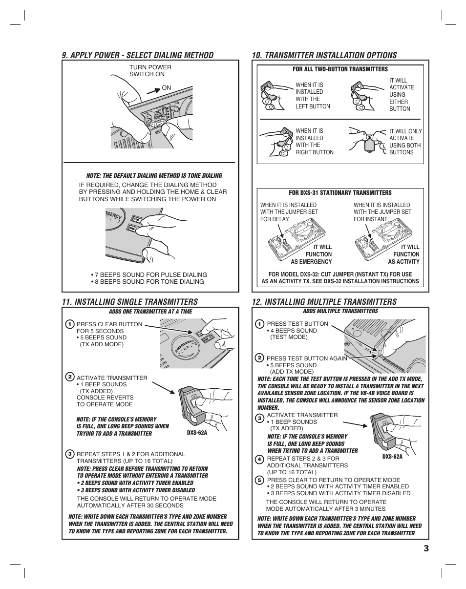 Niles Audio Personal Emergency Reporting System PERS-2400B User Manual | Page 5 / 8