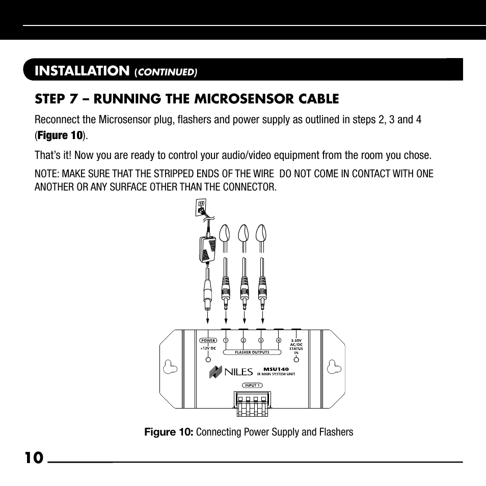 Niles Audio RCA-SM User Manual | Page 12 / 24