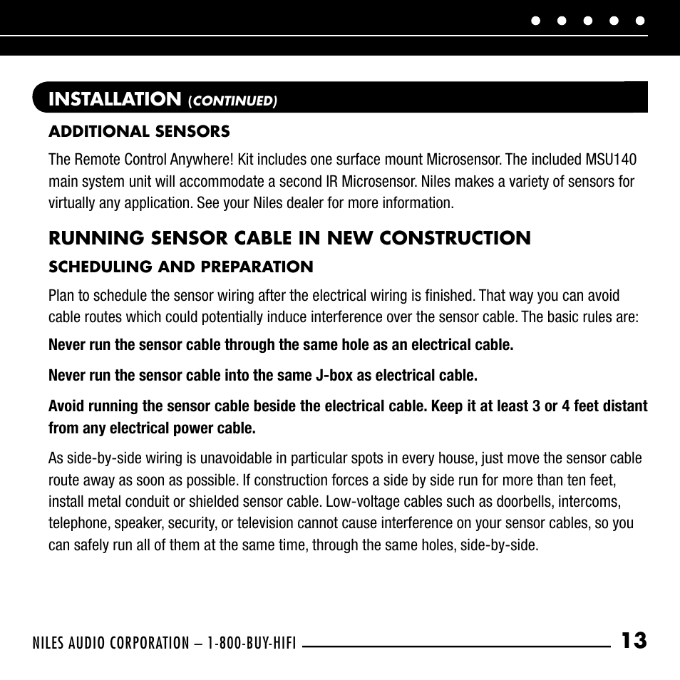 Niles Audio RCA-SM User Manual | Page 15 / 24