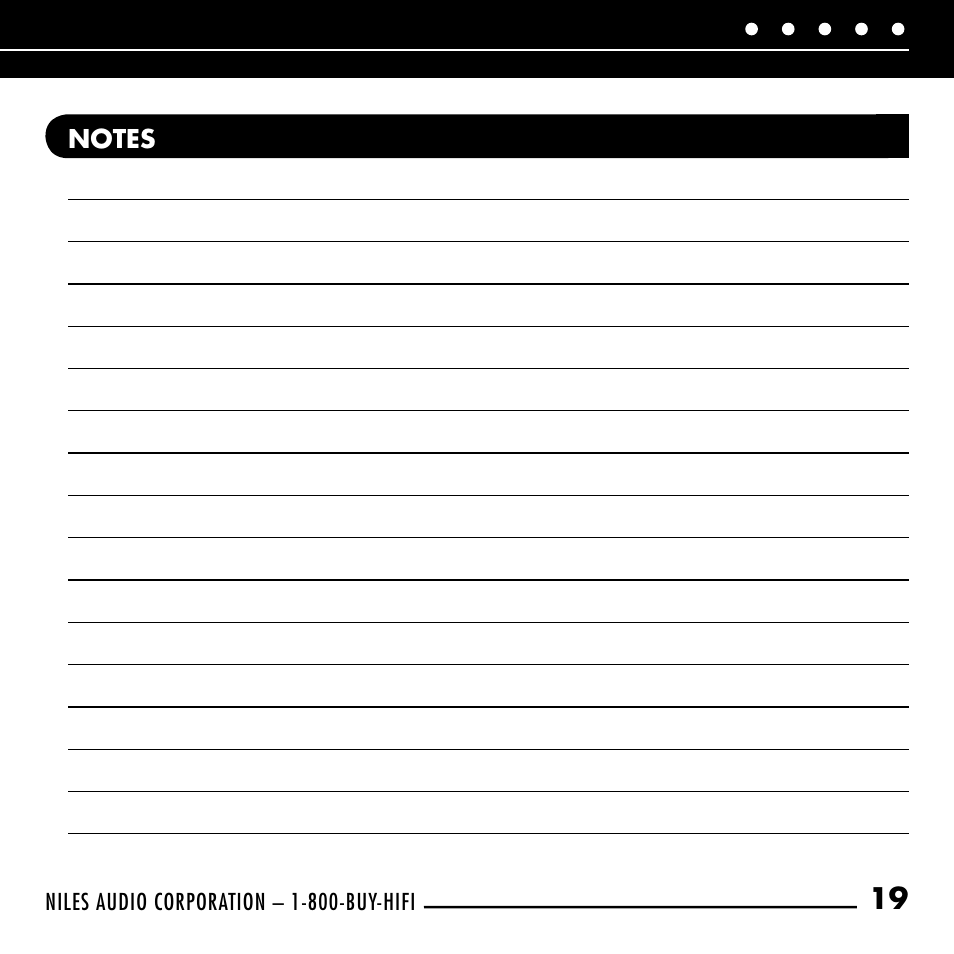 Niles Audio RCA-SM User Manual | Page 21 / 24