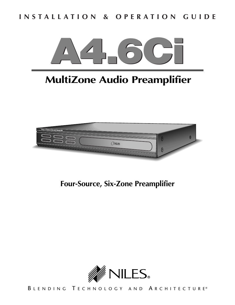 Niles Audio A4.6Ci User Manual | 107 pages