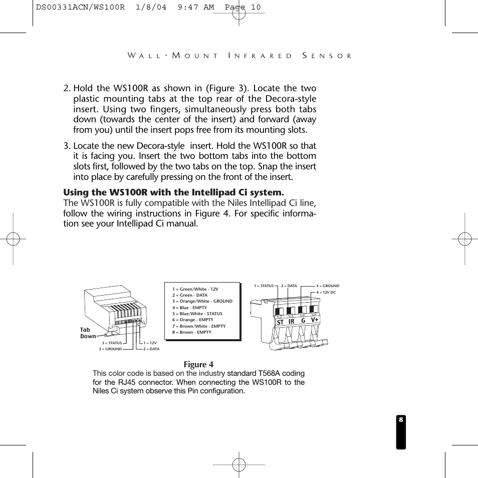 Figure 4 | Niles Audio WS100R User Manual | Page 9 / 20