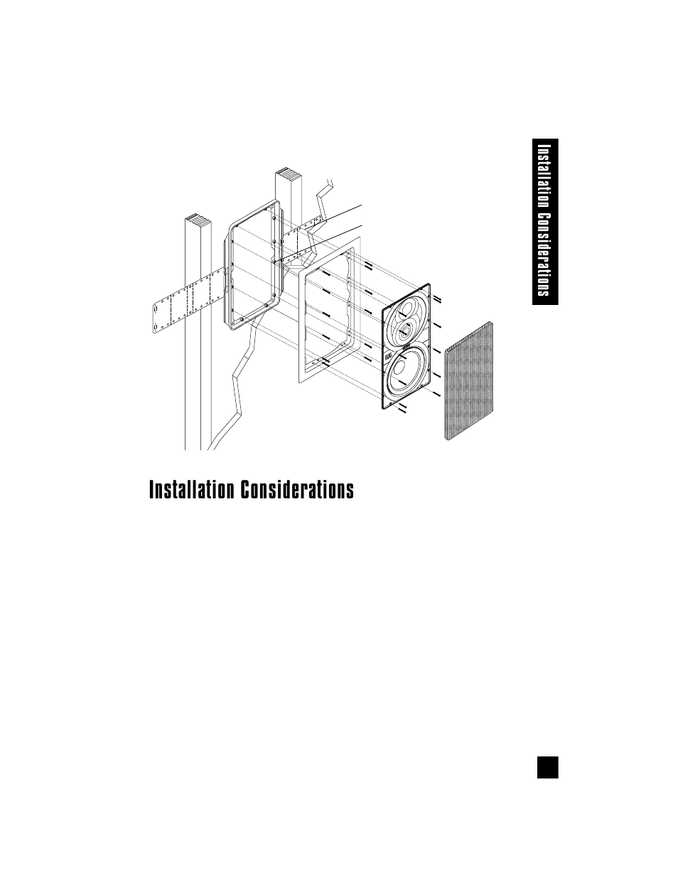 Installation considerations, Ins talla tion consider ations | Niles Audio AT8200 User Manual | Page 5 / 24