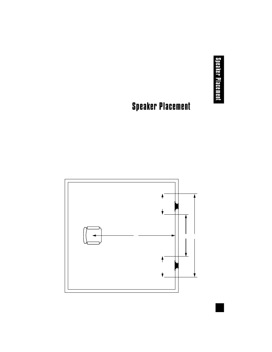 Speaker placement, Speak er placemen t | Niles Audio AT8200 User Manual | Page 7 / 24