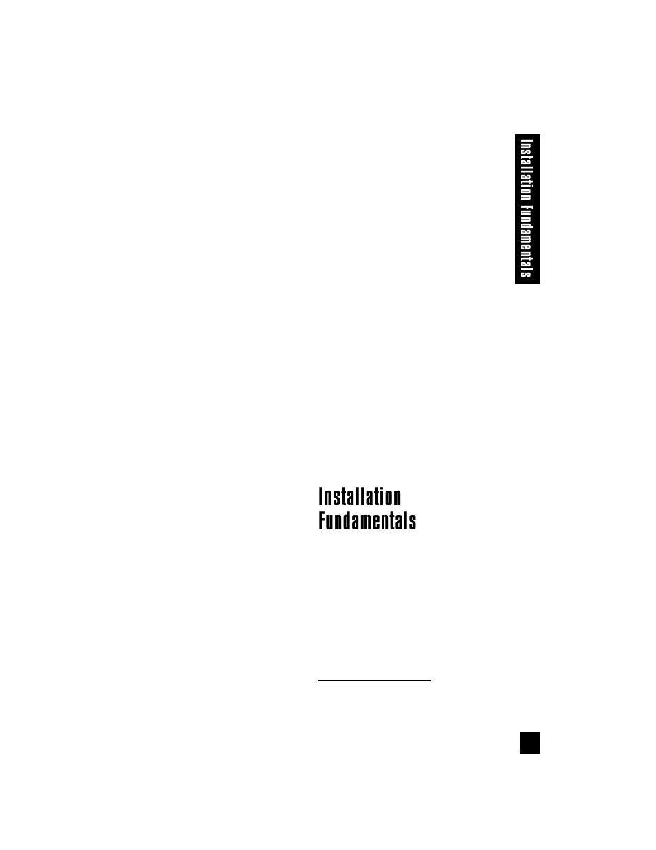 Installation fundamentals, Ins talla tion f undamen tals | Niles Audio AT8200 User Manual | Page 9 / 24