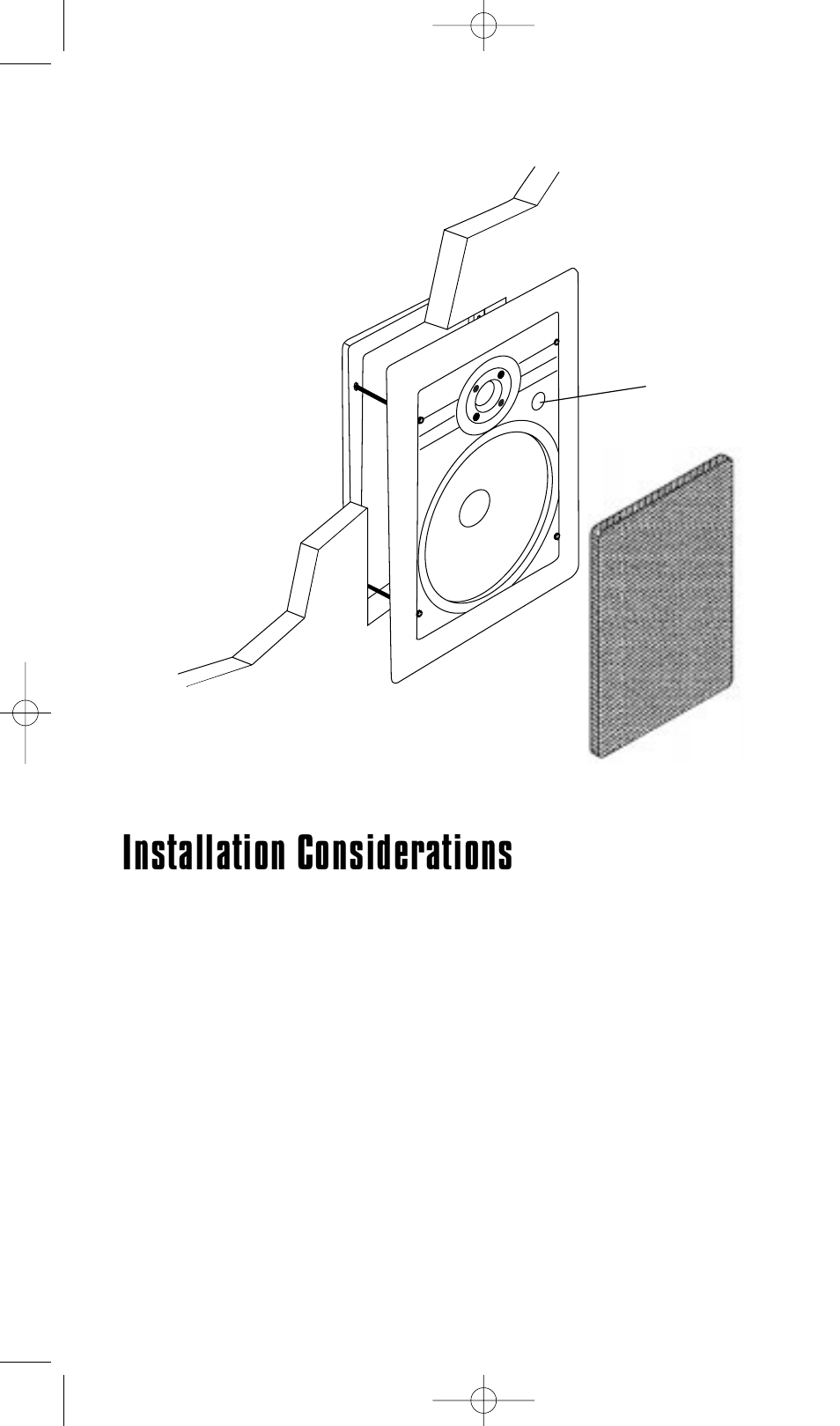 Installation considerations | Niles Audio CS525 User Manual | Page 5 / 22