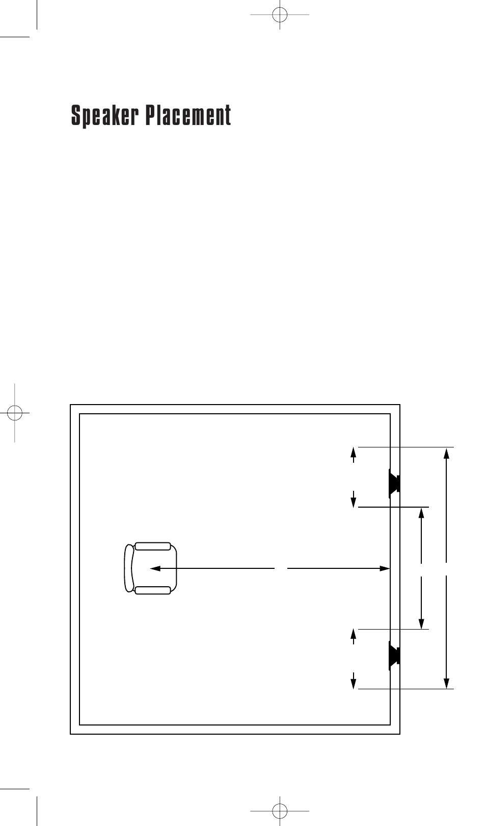Speaker placement | Niles Audio CS525 User Manual | Page 7 / 22