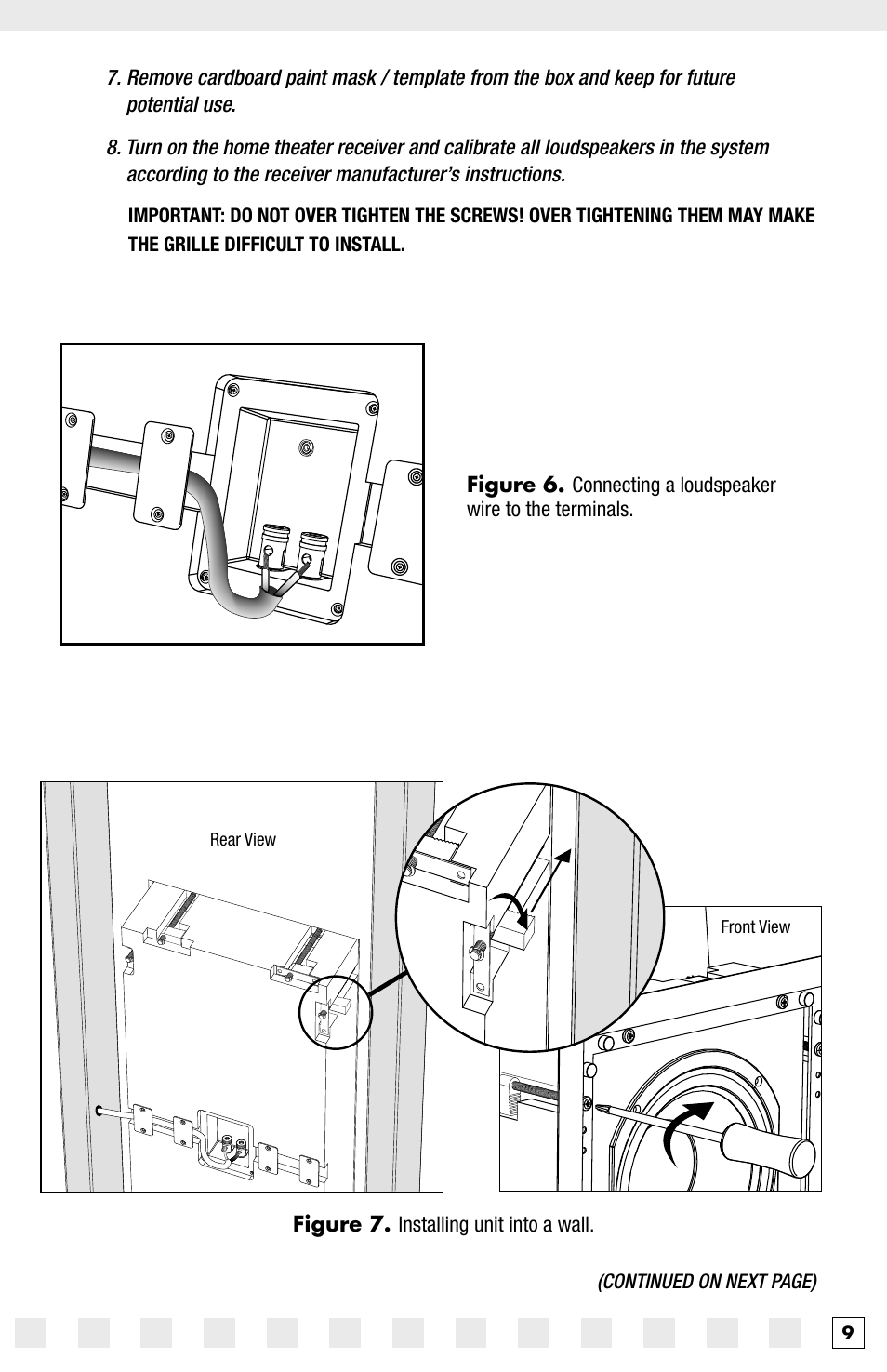 Niles Audio IW650FX User Manual | Page 11 / 20