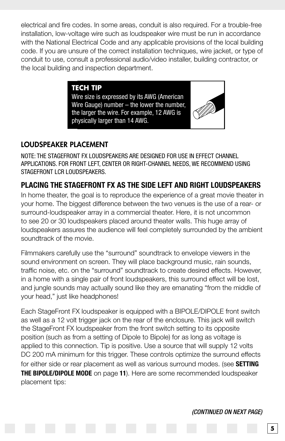 Niles Audio IW650FX User Manual | Page 7 / 20