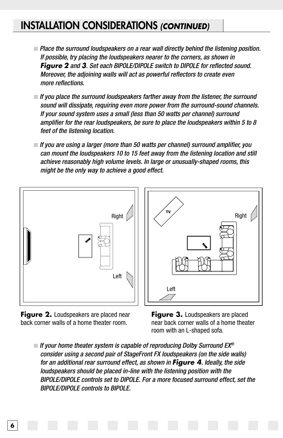 Installation considerations, Continued) | Niles Audio IW650FX User Manual | Page 8 / 20