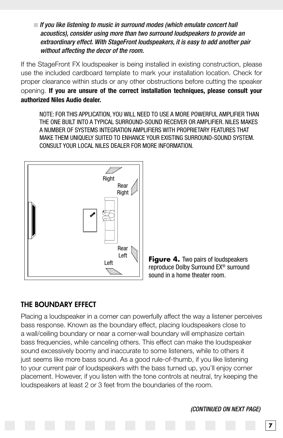 Niles Audio IW650FX User Manual | Page 9 / 20