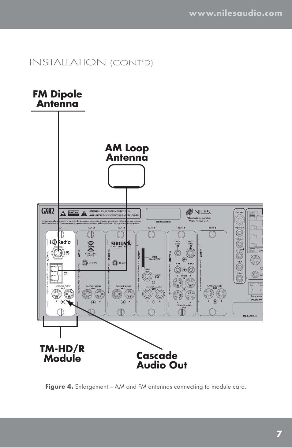 Installation, Cont’d) | Niles Audio TM-HD/R User Manual | Page 9 / 32