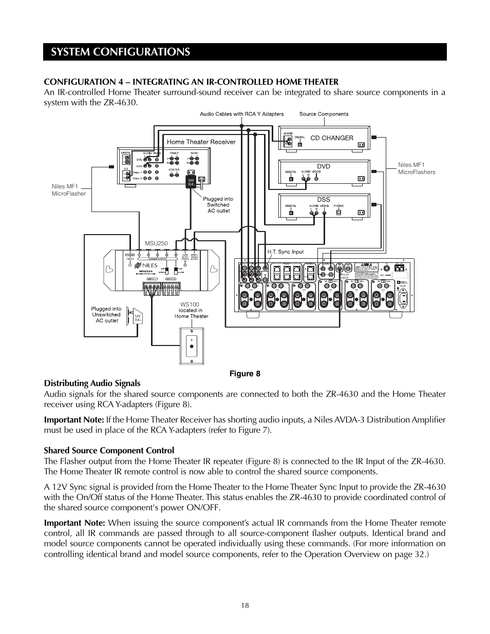 System configurations | Niles Audio ZR-4630s User Manual | Page 18 / 82