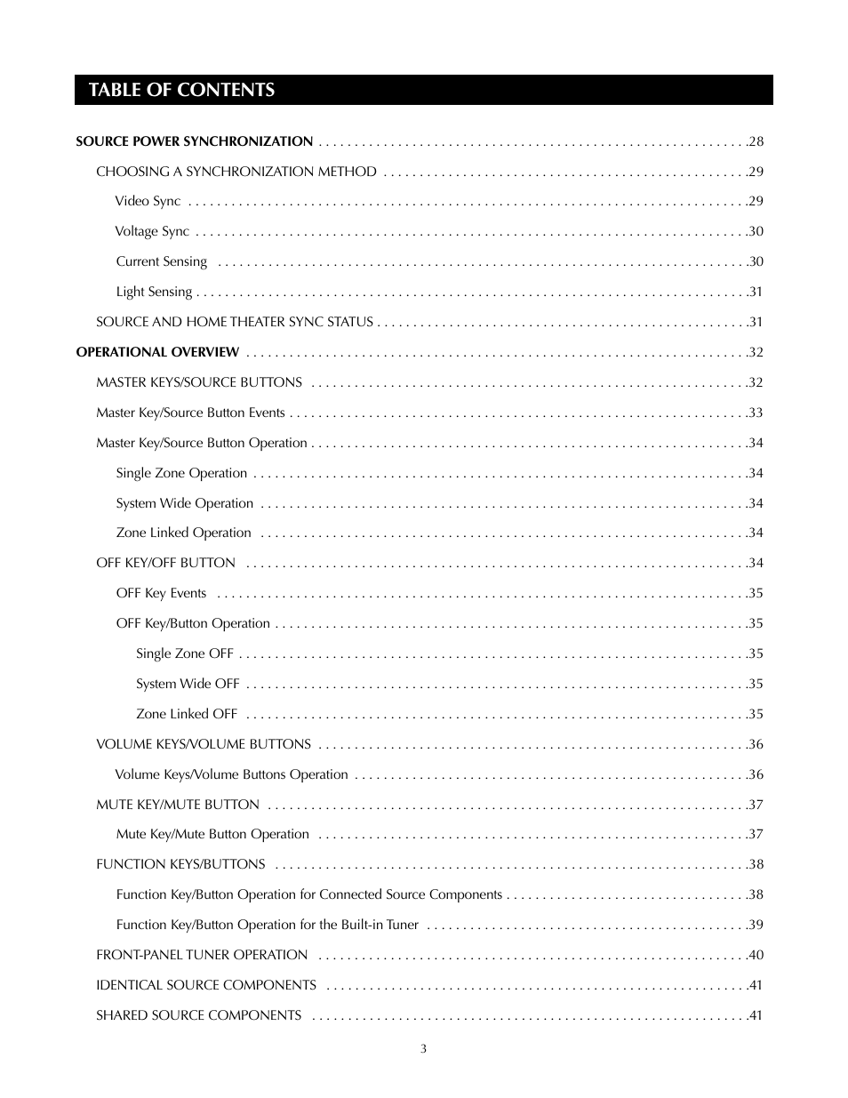 Niles Audio ZR-4630s User Manual | Page 3 / 82