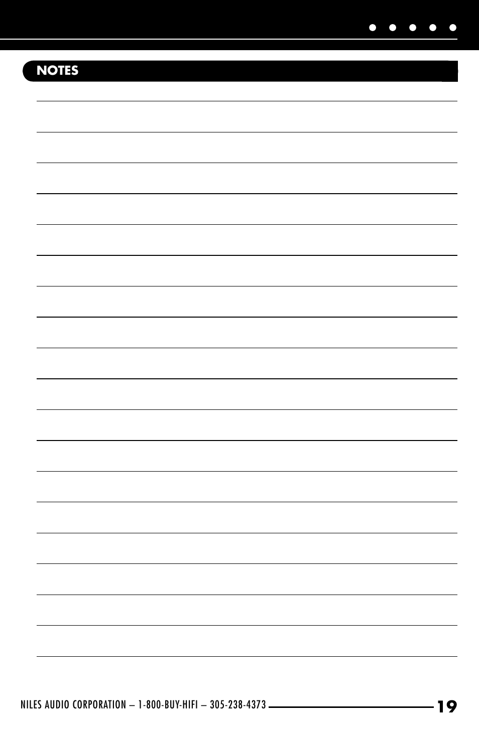 Niles Audio OS7.3 User Manual | Page 21 / 24