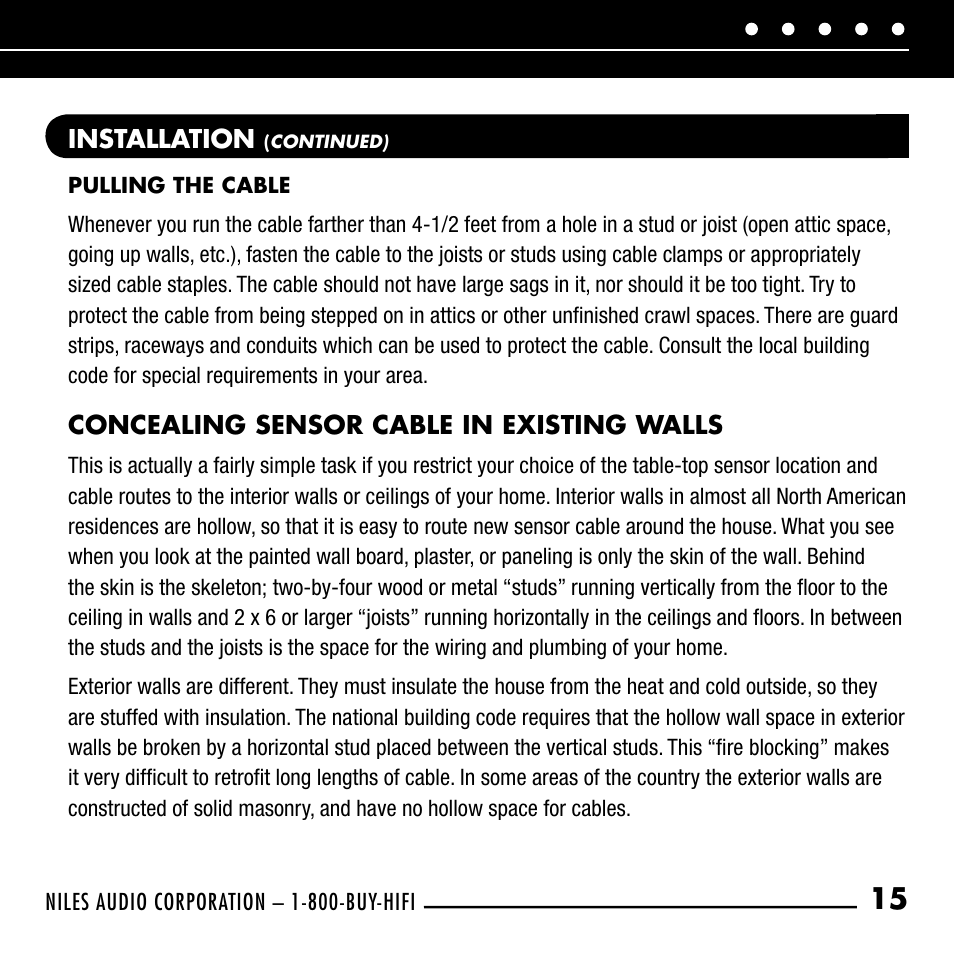 Niles Audio RCA-HT User Manual | Page 17 / 24