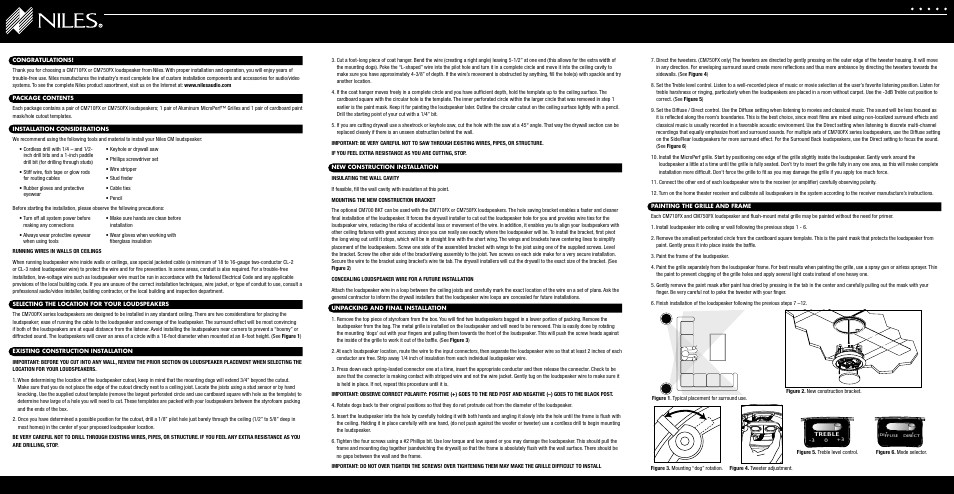 Niles Audio CM710FX User Manual | Page 2 / 2