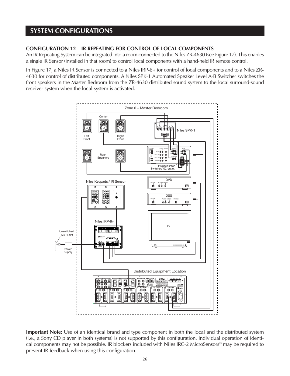 System configurations, Figure 17 | Niles Audio Niles ZR-4630 User Manual | Page 26 / 82