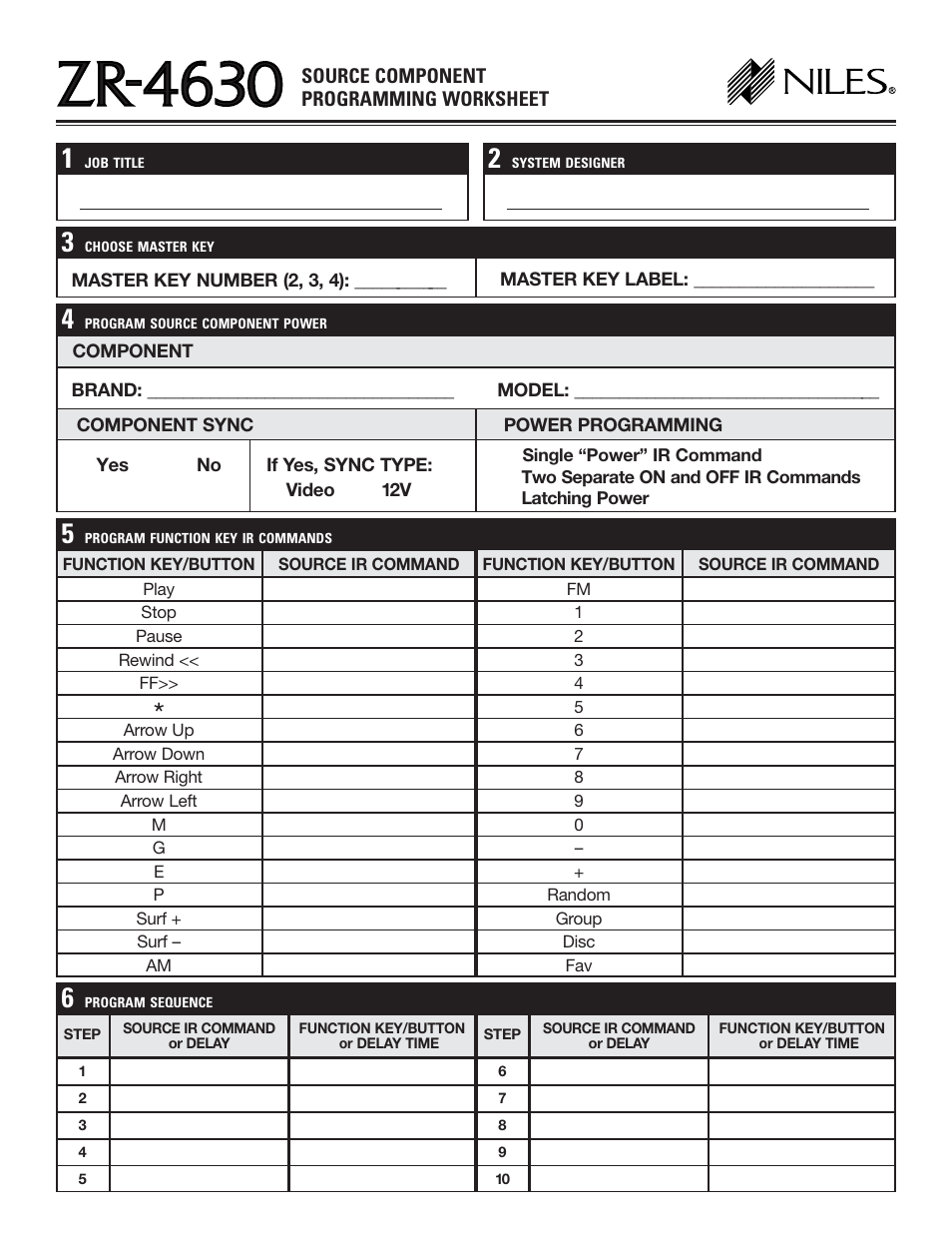 Niles Audio Niles ZR-4630 User Manual | Page 62 / 82