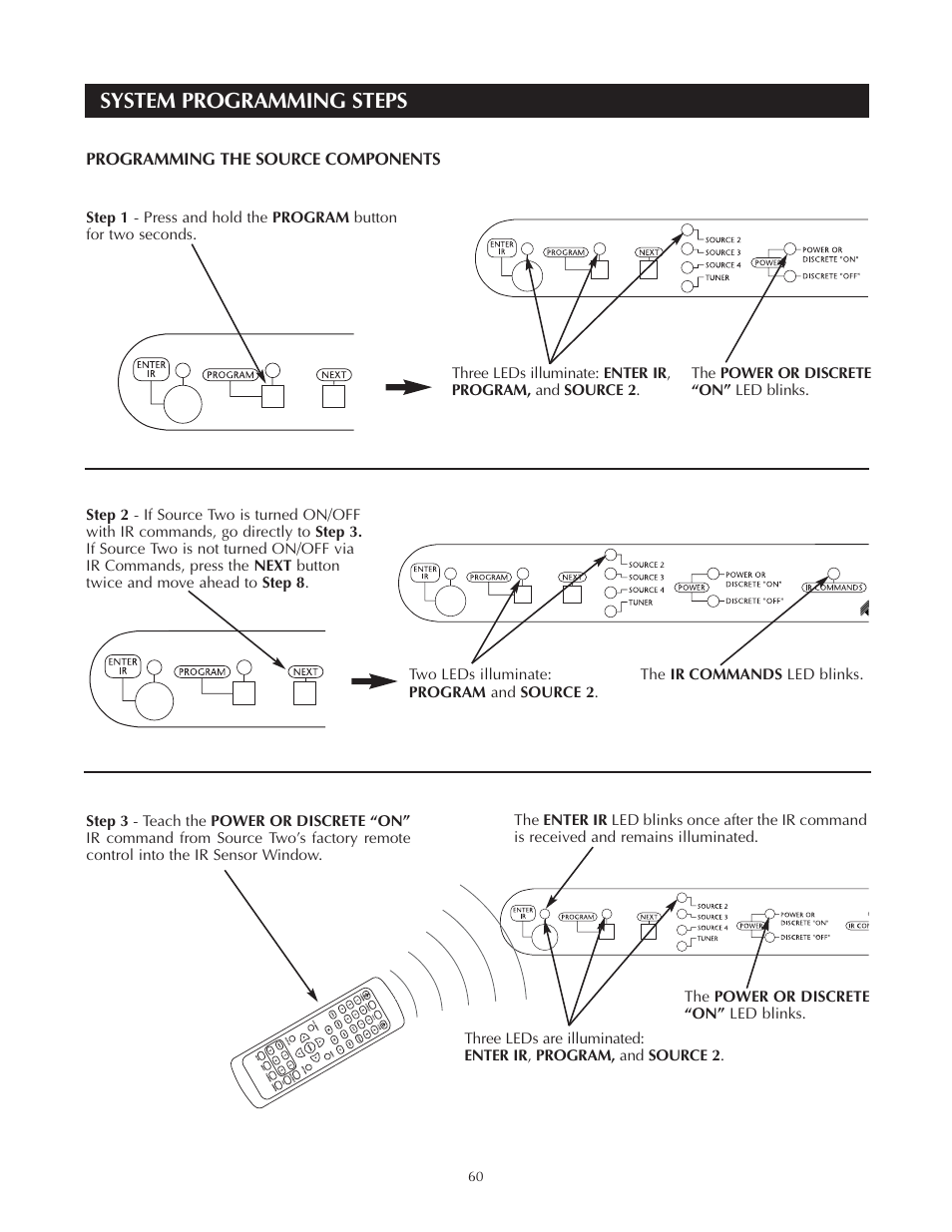 System programming steps | Niles Audio Niles ZR-4630 User Manual | Page 68 / 82
