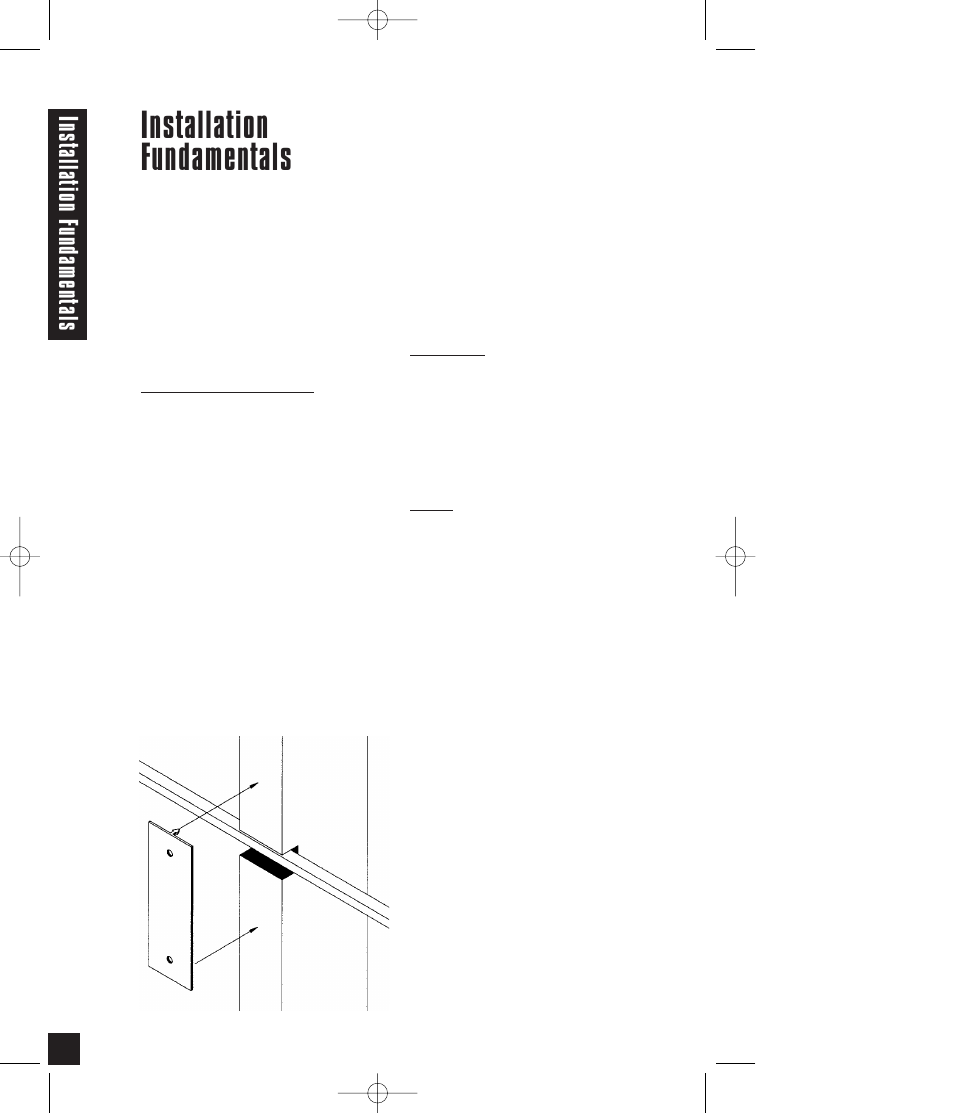Installation fundamentals, Ins talla tion f undamen tals | Niles Audio Niles AT8500 User Manual | Page 12 / 28