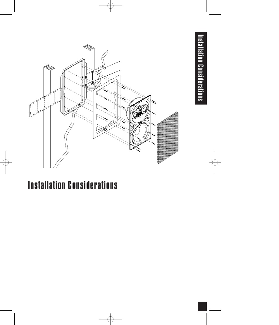 Installation considerations, Ins talla tion consider ations | Niles Audio Niles AT8500 User Manual | Page 5 / 28