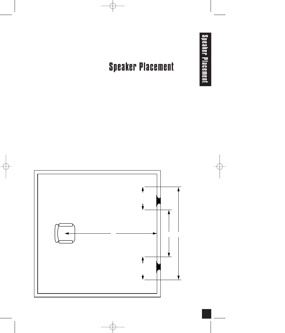 Speaker placement, Speak er placemen t | Niles Audio Niles AT8500 User Manual | Page 7 / 28