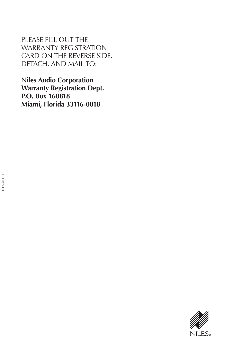 Niles Audio CM6HD User Manual | Page 7 / 24