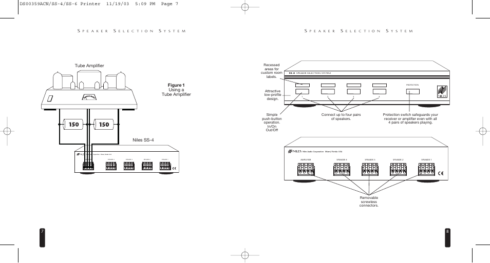 Niles Audio SS-4 User Manual | Page 5 / 8