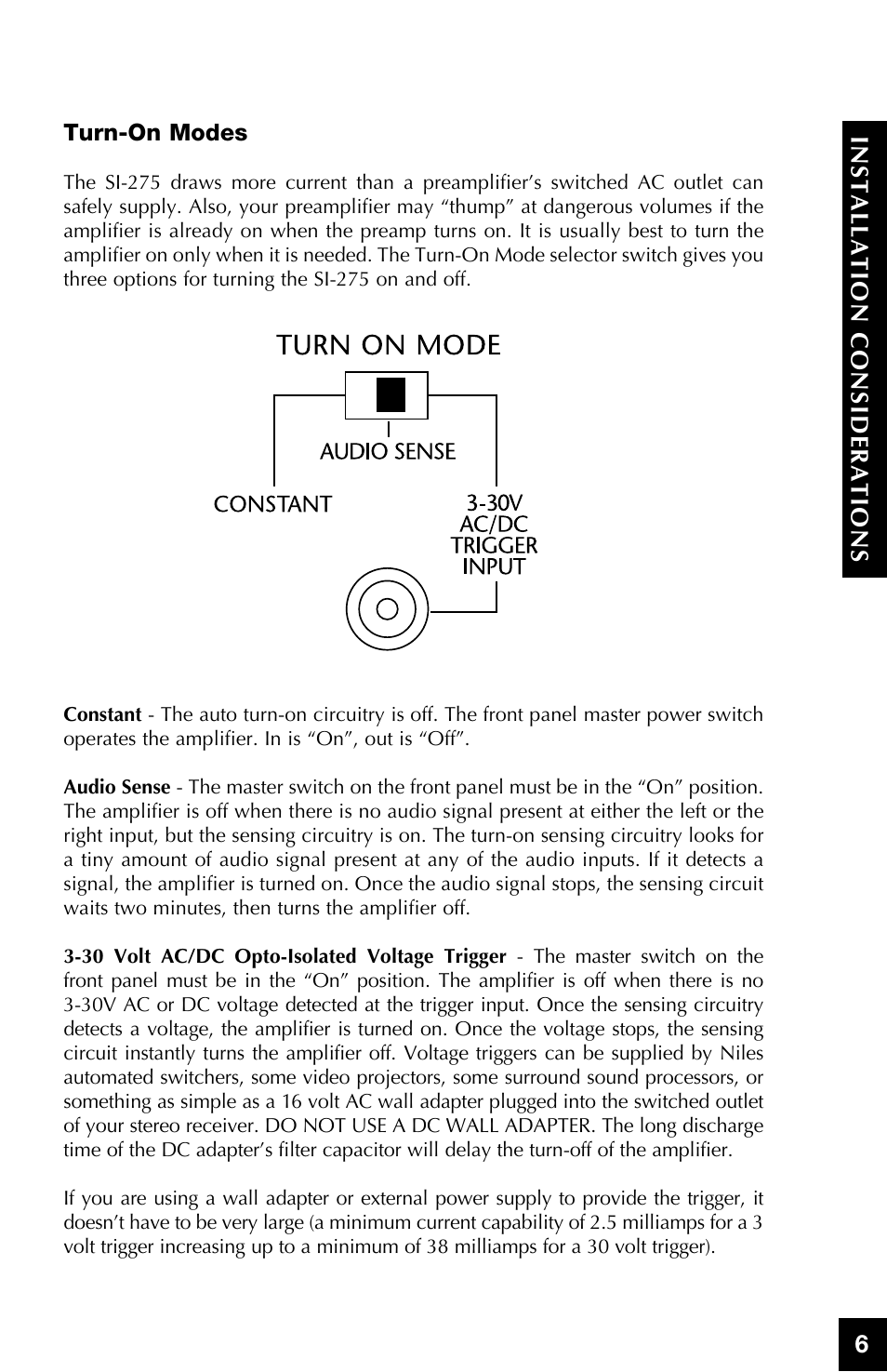 Niles Audio SI-275 User Manual | Page 7 / 20