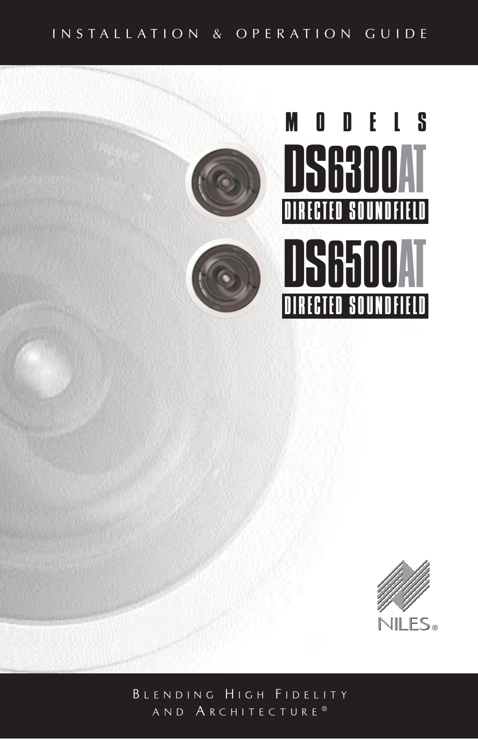 Niles Audio DS6300AT User Manual | 24 pages