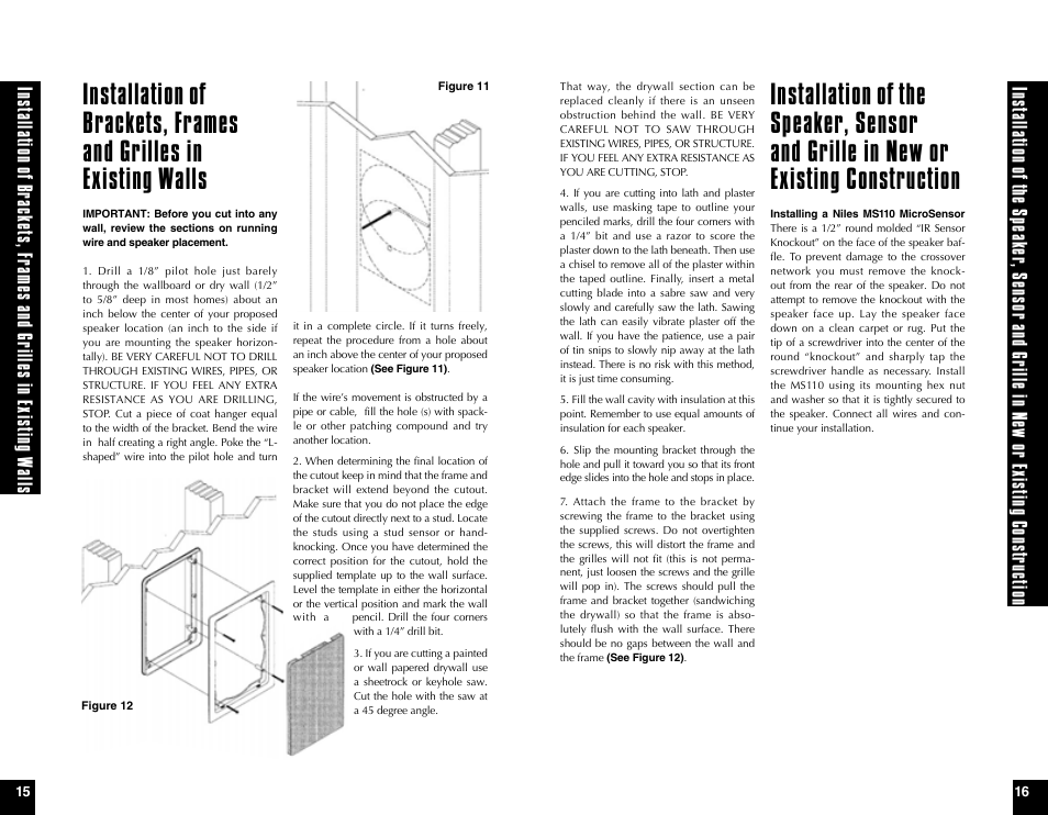 Niles Audio PERFORMANCE PR6 User Manual | Page 9 / 13