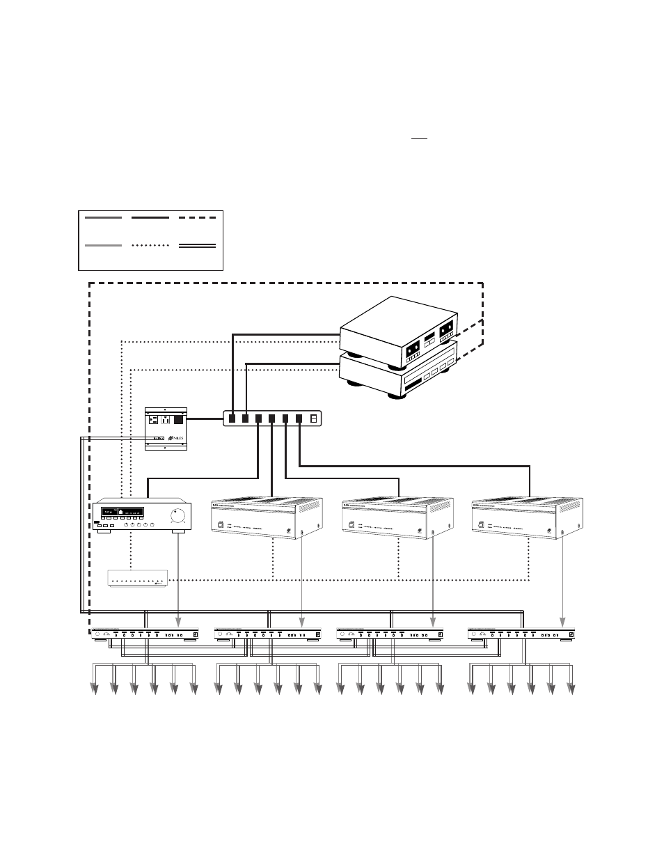 A single zone system using up to four rvl-6’s | Niles Audio RVL-6 User Manual | Page 25 / 46