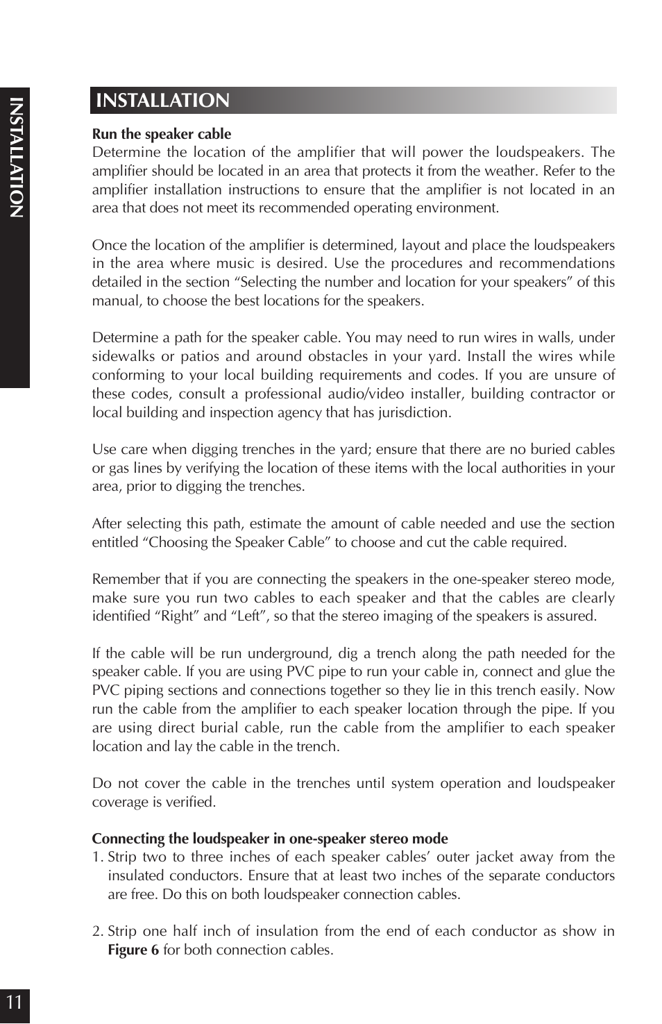 Installation | Niles Audio CORAL RS8SI User Manual | Page 12 / 24