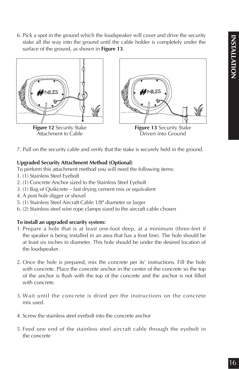Inst alla tion | Niles Audio CORAL RS8SI User Manual | Page 17 / 24