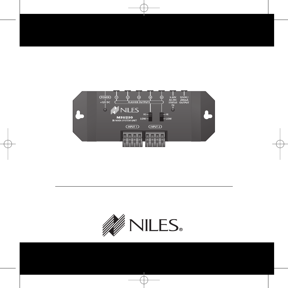 Niles Audio MSU250 User Manual | 24 pages