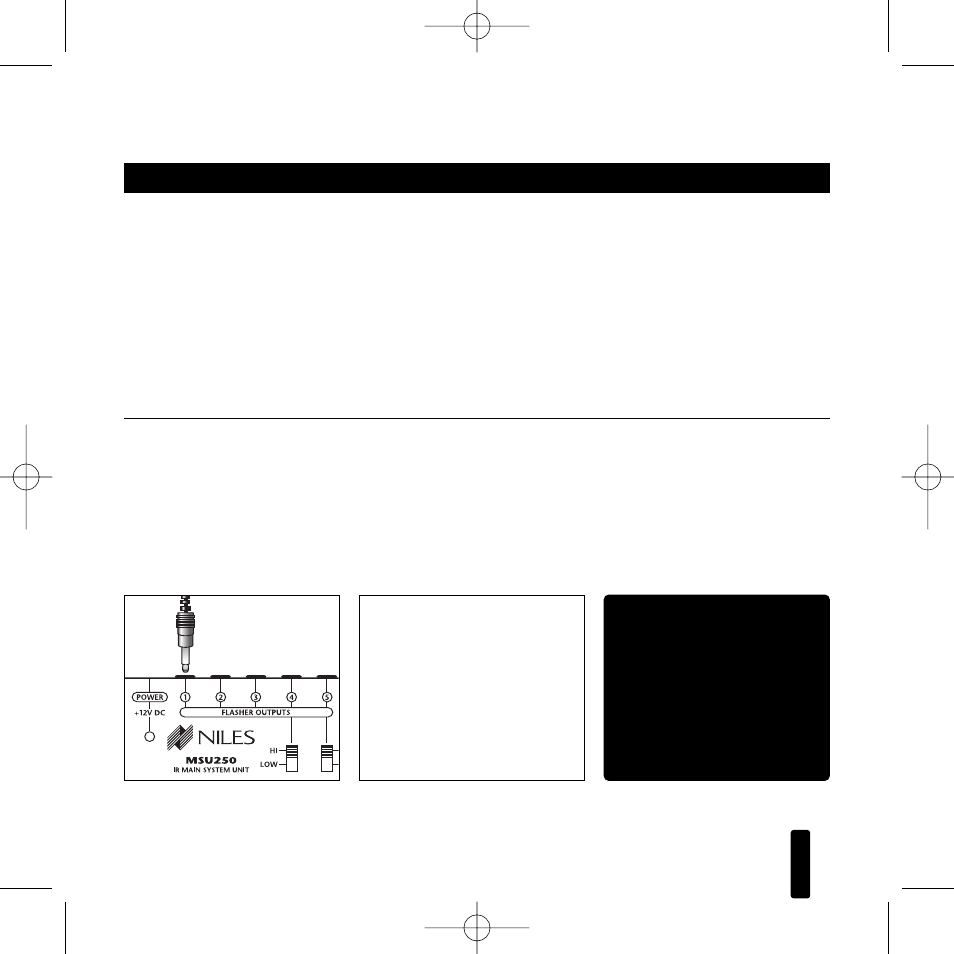 Step description | Niles Audio MSU250 User Manual | Page 11 / 24