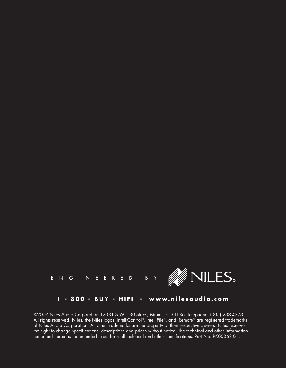 Niles Audio INTELLICONTROL ICS DMS4 User Manual | Page 4 / 4