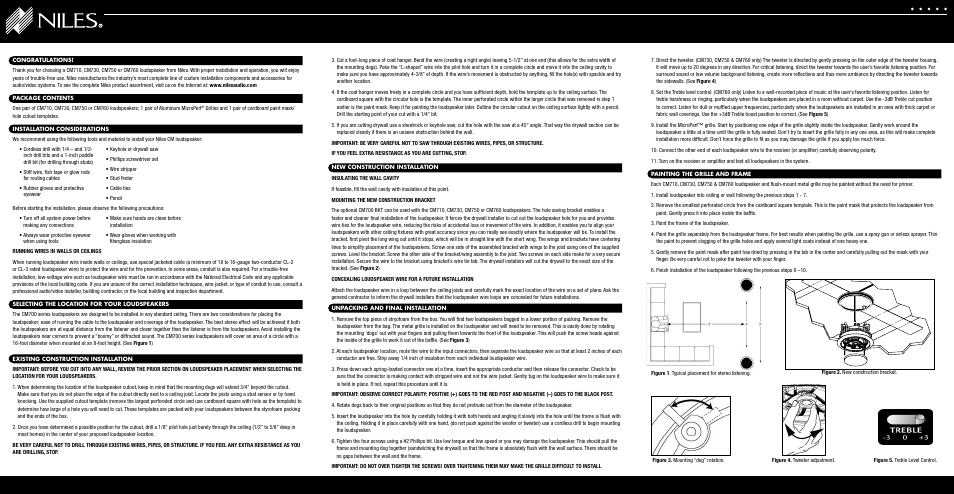Niles Audio CM760 User Manual | Page 2 / 2