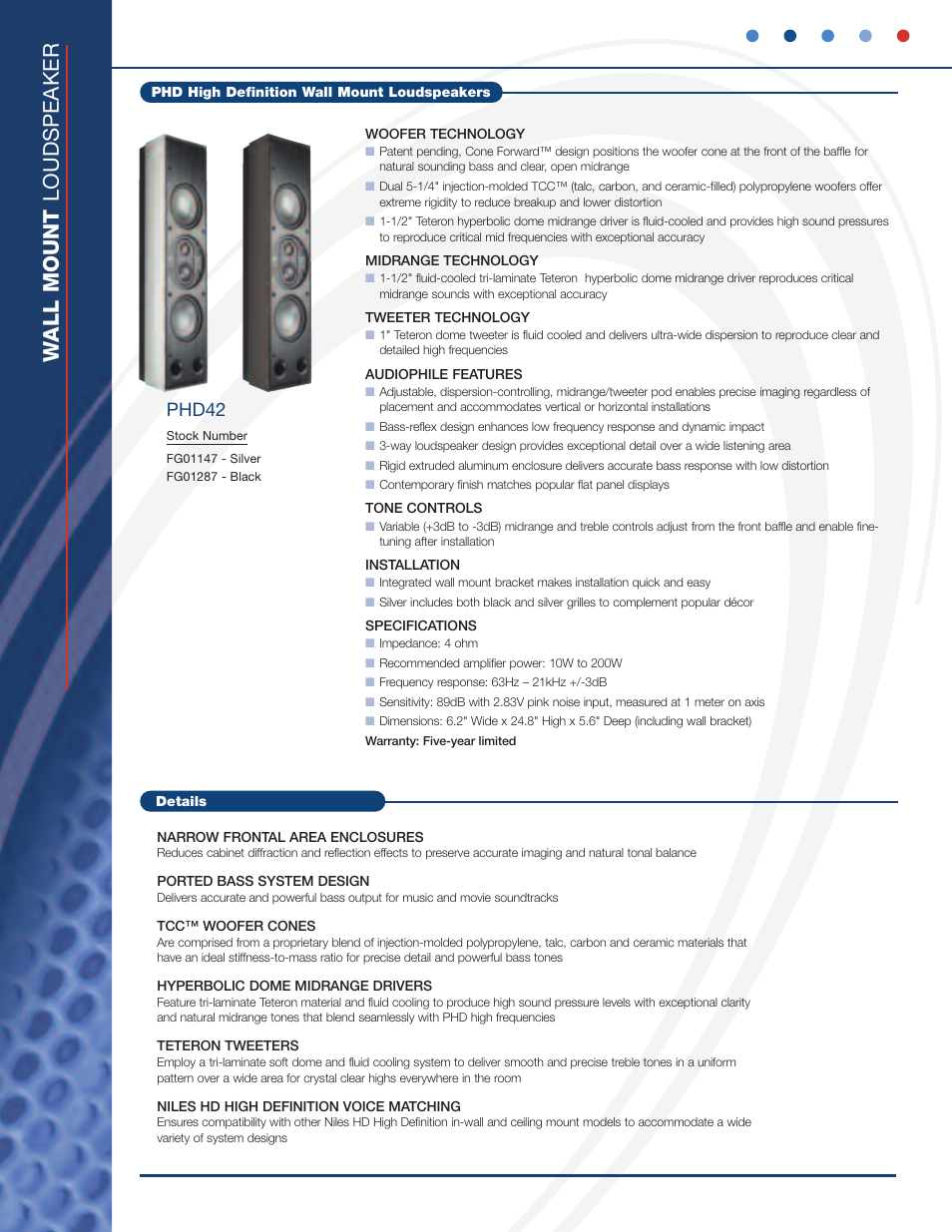 Niles Audio PHD42 User Manual | Page 2 / 2