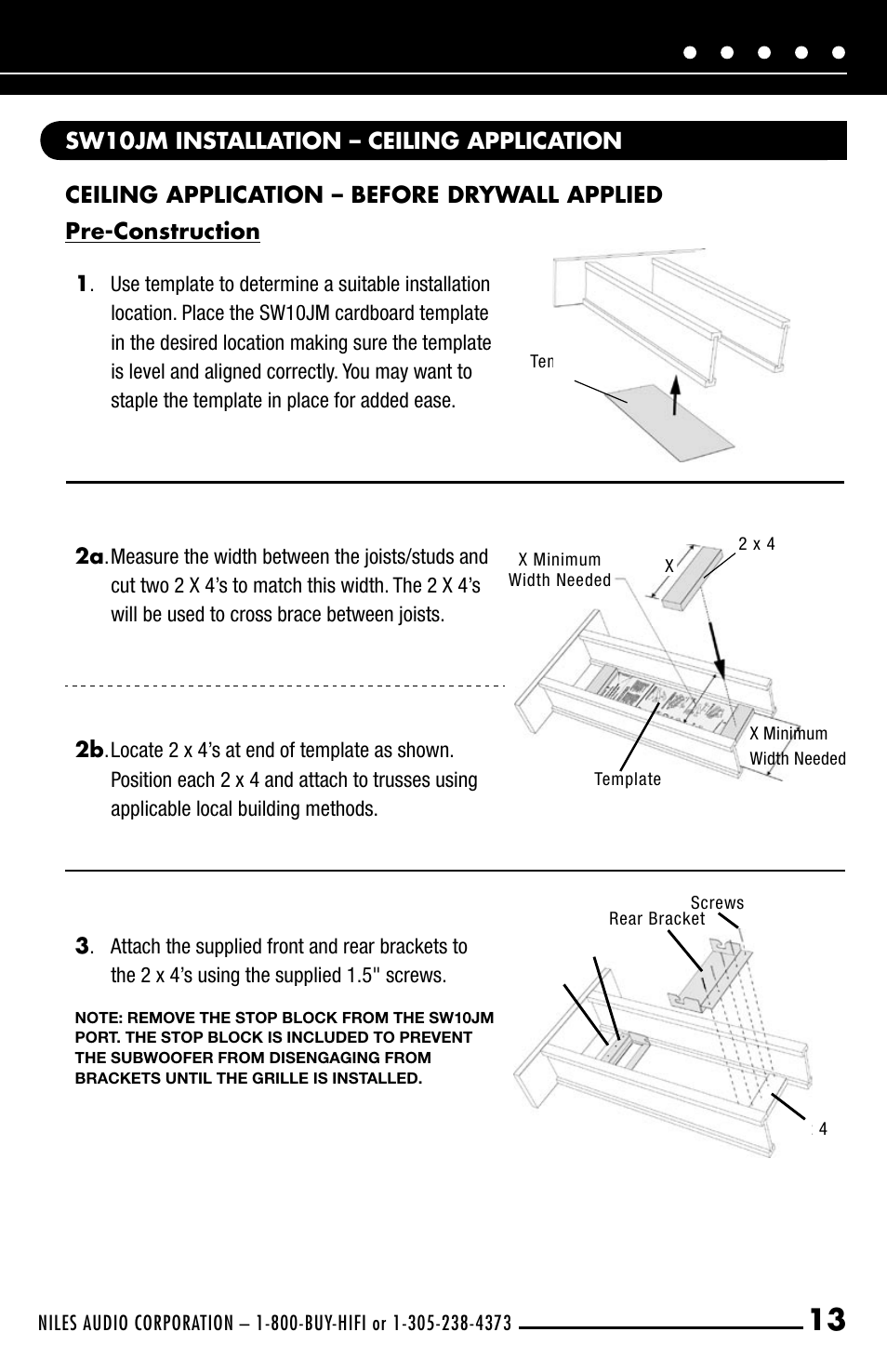 Niles Audio SW10JM User Manual | Page 15 / 34