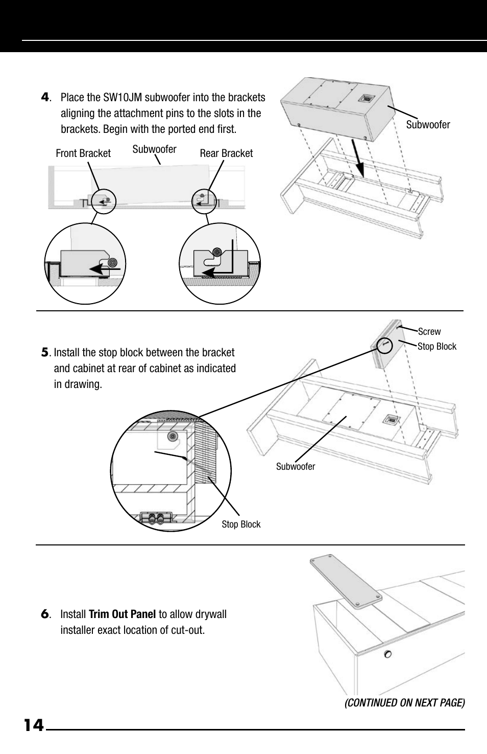 Niles Audio SW10JM User Manual | Page 16 / 34