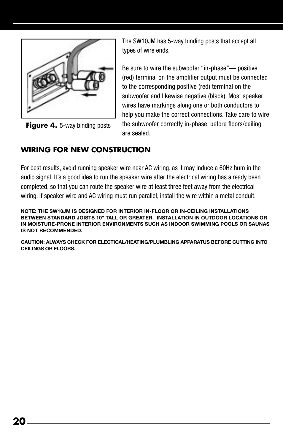 Niles Audio SW10JM User Manual | Page 22 / 34