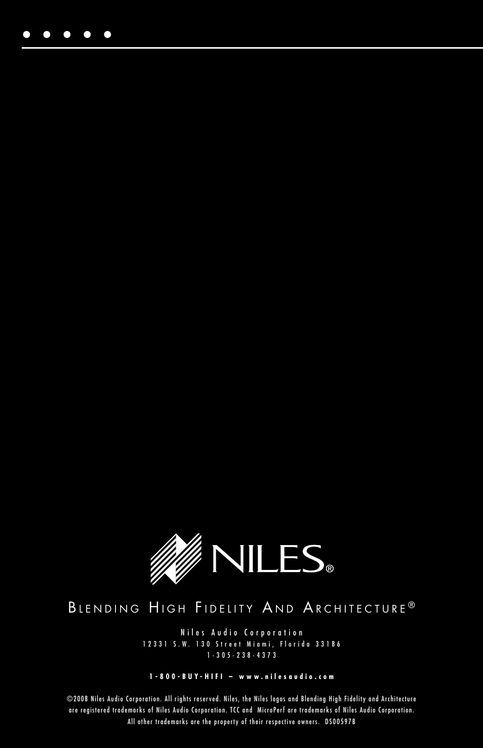 Niles Audio SW10JM User Manual | Page 34 / 34