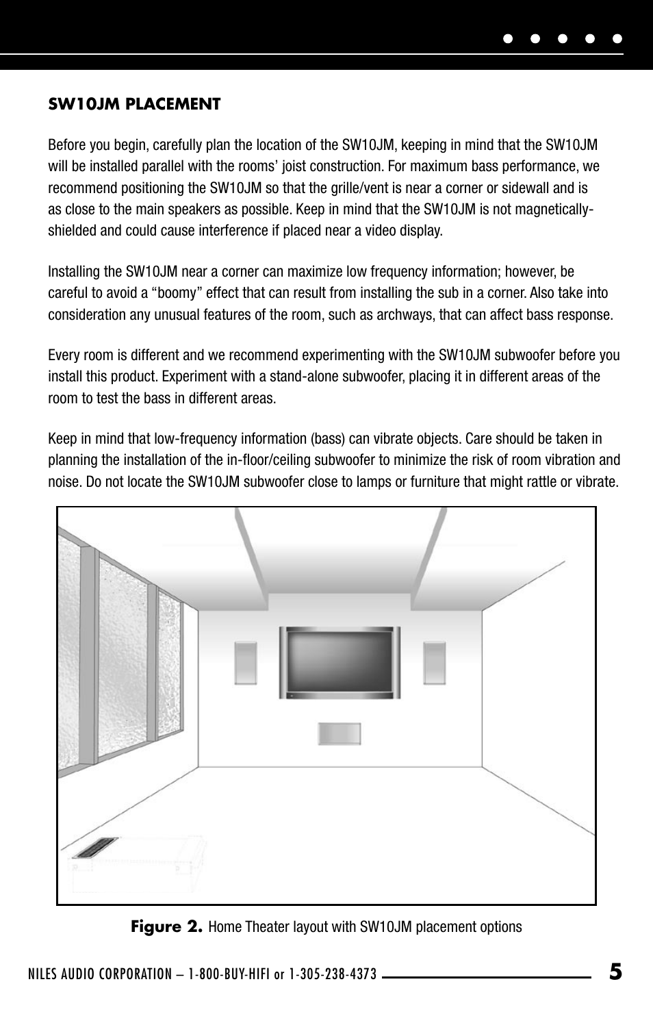 Niles Audio SW10JM User Manual | Page 7 / 34