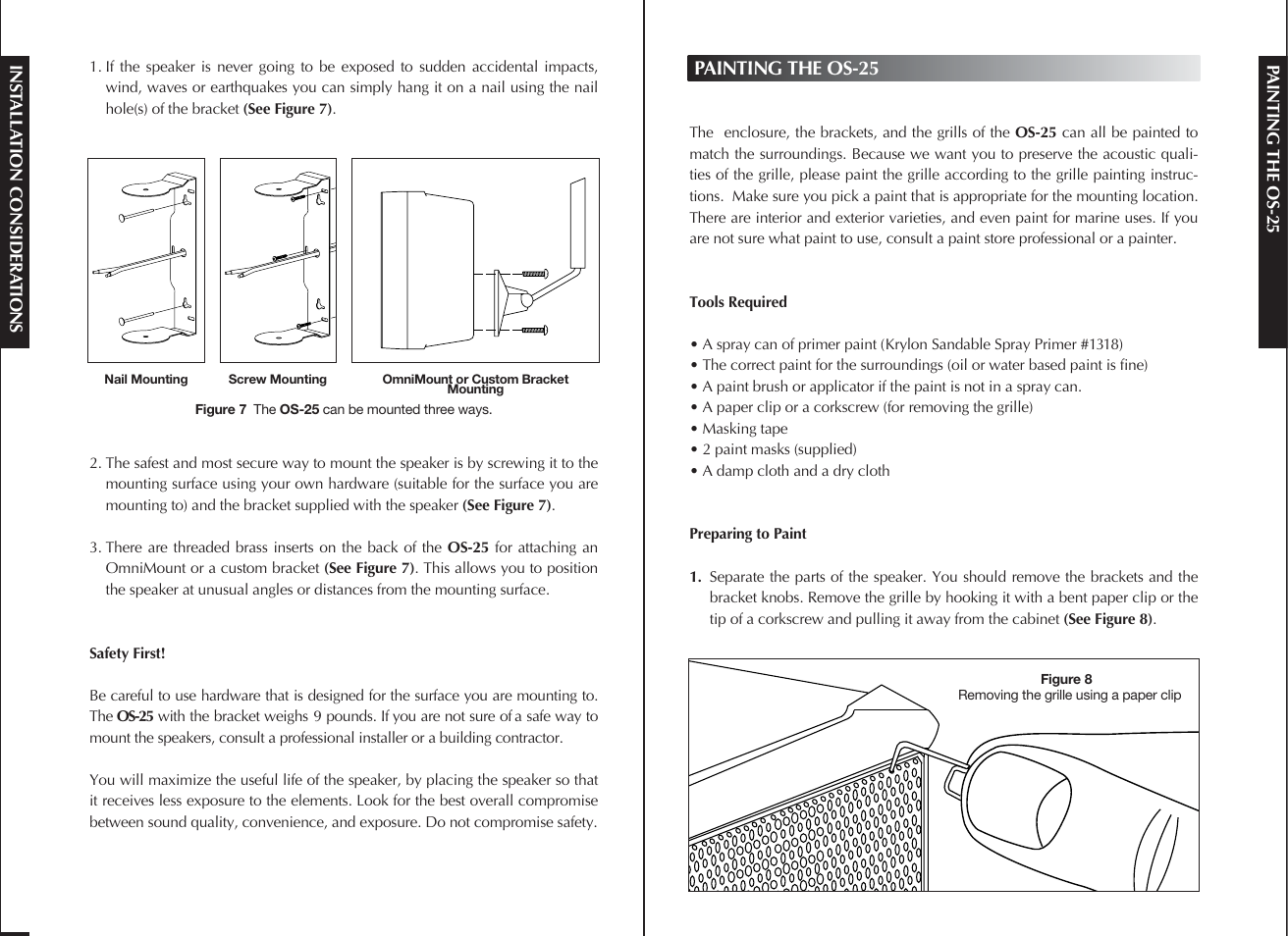 Niles Audio OS-25 User Manual | Page 7 / 12