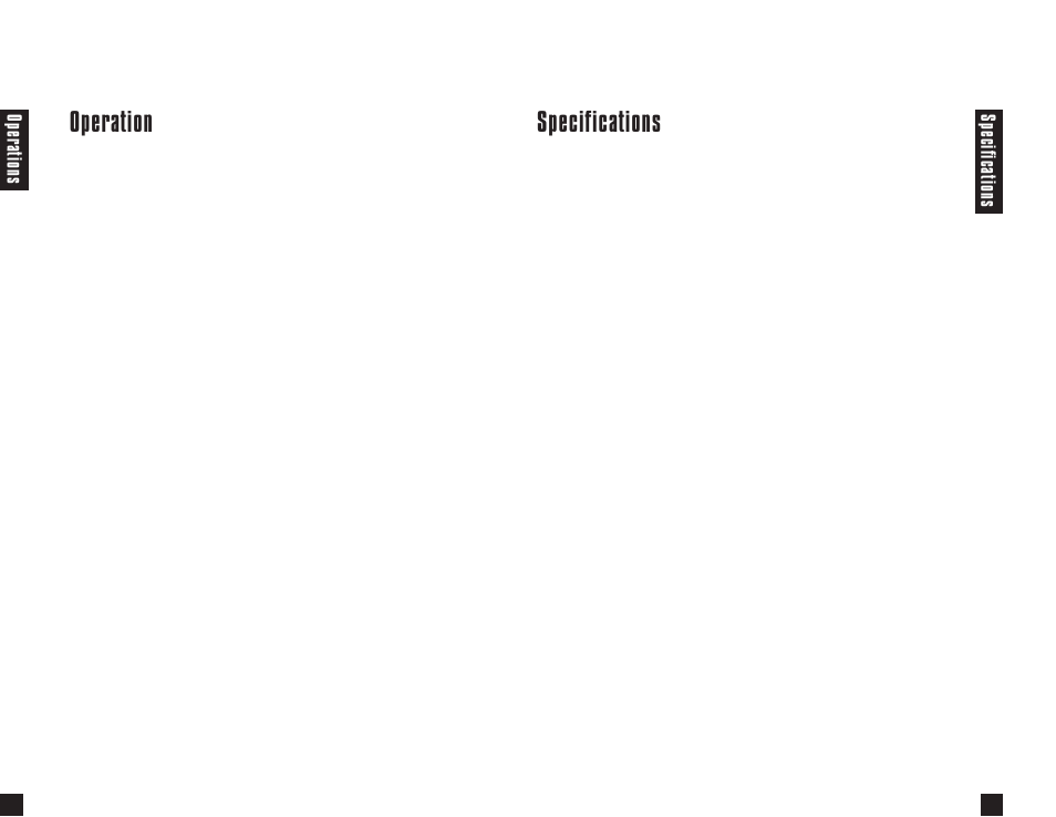 Operation, Specifications, Oper ations | Specifica tions | Niles Audio CM8MP User Manual | Page 10 / 12